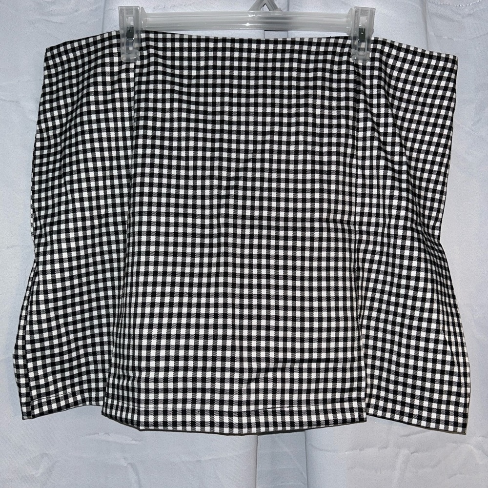 plaid mini skirt